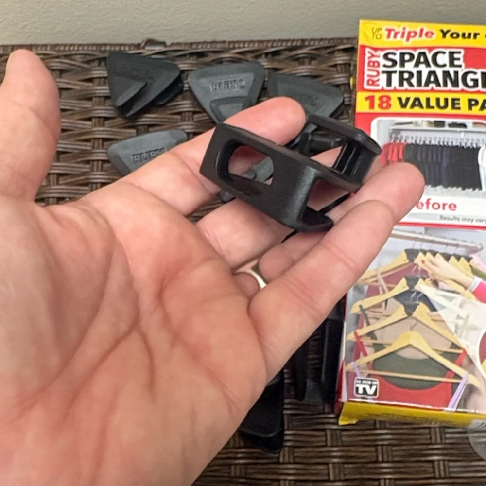 Ruby Space Saving Triangles 18-Piece Closet Storage Value Pack NEW in Box